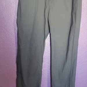 Member's Mark Men Charcoal Nylon Spandex Straight Fit Casual work Chinos